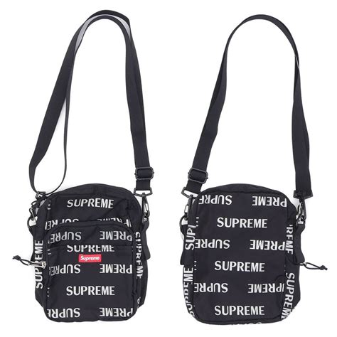 best replica supreme shoulder bag|real supreme shirt stitching.